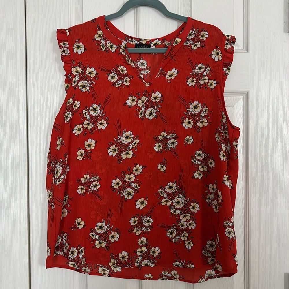 Women’s 2X sleeveless blouse